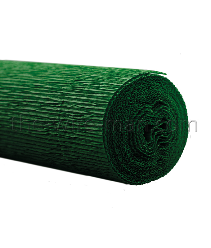 Papel Crepé 0,50 x 2,5 m - 180 g Verde Oscuro